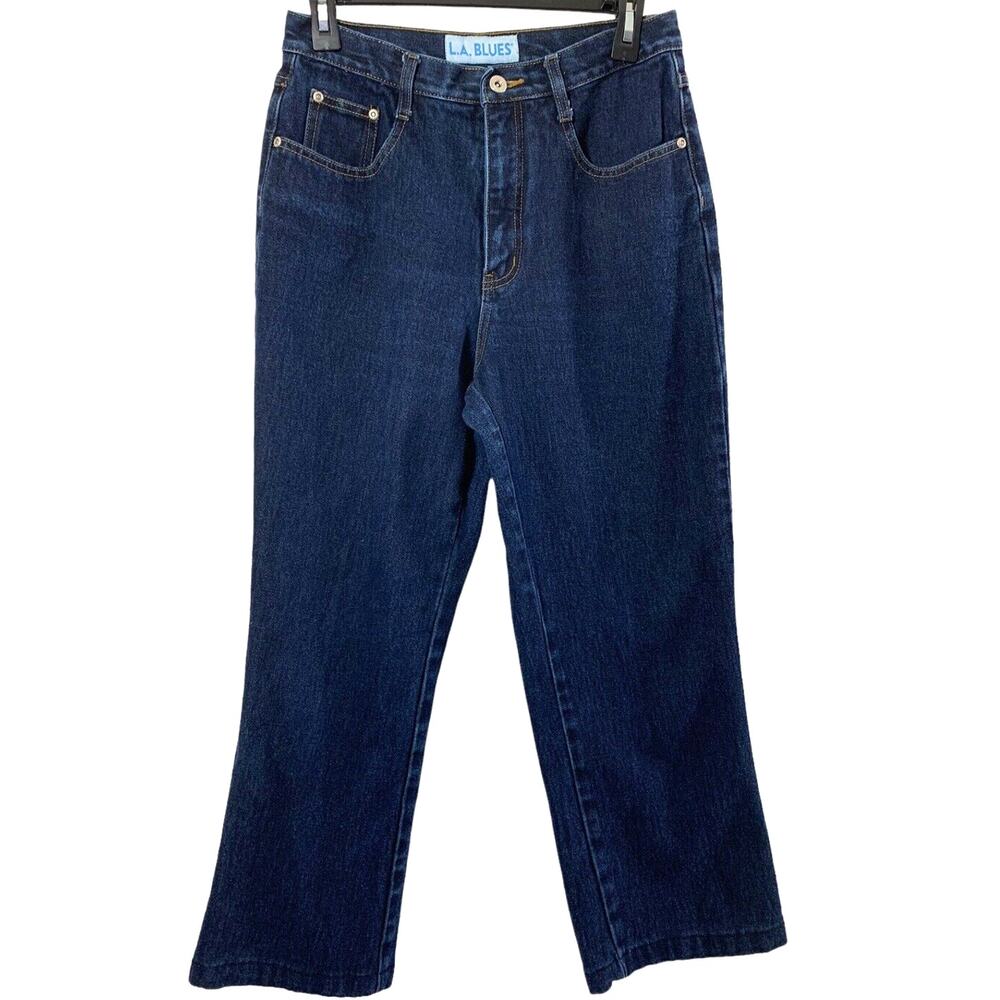 LA Blues‎ Jeans Womens Size 8 Dark Wash Denim High Rise Mom